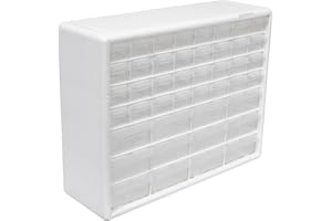 Akro-Mils Cassettiera in plastica con 44 cassetti per l'organizzazione del garage, organizer per perline, contenitore Lego, cassetta degli attrezzi per insegnanti, organizer per trucchi e altro