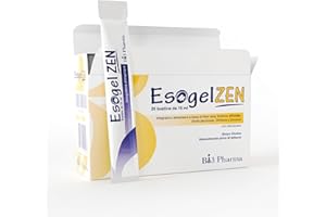 BI3 PHARMA Esogel Zen Integratore Potenziato per il Reflusso Gastroesofageo | Senza Alluminio né Gomme | 20 Bustine da 15ml | ideale anche per il Gonfiore Addominale Donna e Uomo | Made in Italy