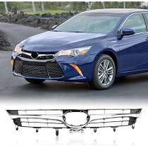 Front Upper Bumper Grille For 2012-2014 Toyota Camry SE XSE – Matte Black Honeycomb