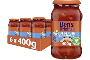 ‎BEN'S ORIGINAL BEN’S ORIGINAL Sauce Süß-Sauer und extra Ananas, 6 Gläser (6x 400g)