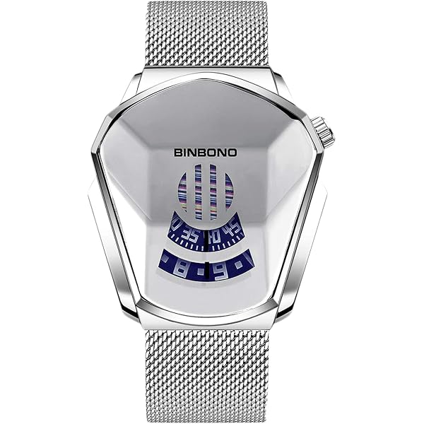 RORIOS Orologio Uomo Analogico Quarzo Orologio con Acciaio Inossidabile Strap Elegante Orologio da Polso Orologio sportivo uomo