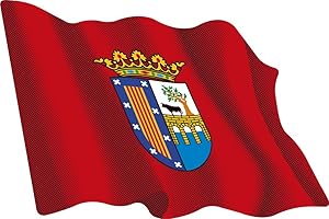 ARTIMAGEN Adesivo Bandiera ondeante Salamanca