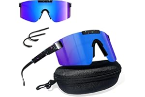 SPINNE LUCAS Occhiali da Ciclismo,TR90 Occhiali Polarizzati, Occhiali Sportivi Uomo Donna, Occhiali Veloci,Occhiali Bici da Corsa Per Attività All'Aria Aperta, Come Ciclismo, Corsa, Sci