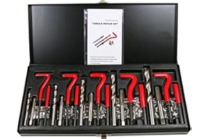 BestsQ 131 pc Stripped Thread Rethread Recoil Repair Kit Metric M5 M6 M8 M10 M12