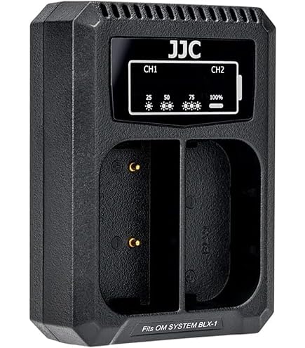 DSTE BLX-1 Batteria Ricaricabile Agli Ioni Di Litio 2280mAh, 7,2V, Compatibile Con Olympus OM-1 OM1 Micro SLR Camera, Con Protezioni Integrate