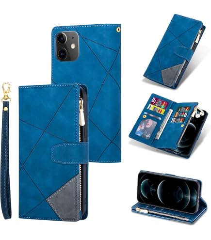 Asuwish Custodia per iPhone 12 Mini 5.4 con cerniera a