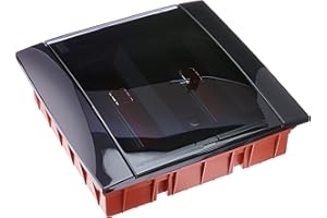 Gewiss - Centralino Da Arredo - Da Incasso - Predisposto Per Alloggiamento Morsettiere - 330X338X28 - Nero Toner - 24+2 Moduli