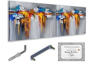 Monica Mirafiori I 180x70 cm I Tableau Peint à la Main I Modèles Tableau I Peintre Moderne I Tableaux Peintures I Toile sur Cadre en Bois