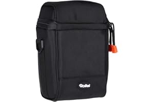 Rollei Mark II 26338 Rectangular Filter Bag 100 mm Robust Transport and Storage Bag for Photo Filters, Space for up to 10 Filters, Includes Shoulder Strap