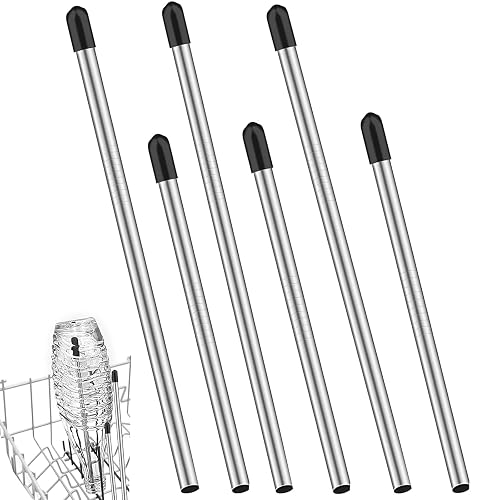 Flaschenhalter Spülmaschine, 6er, Edelstahl