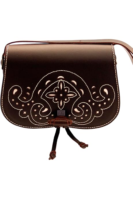 Riñonera Mujer Piel Bolso Riñonera De Piel Marrón Convertible