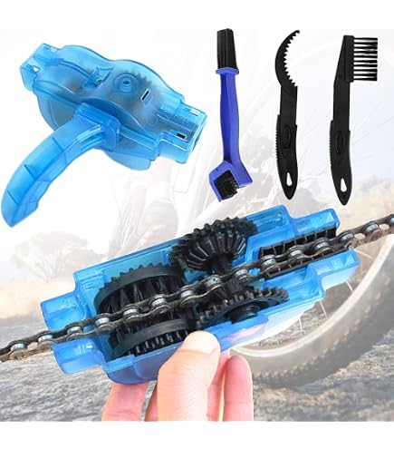 Pulitore Catena Bicicletta - Spazzola Regolabile Per MTB, Bici Da Corsa, Gravel