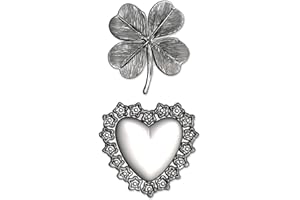 Sizzix 3-D Impresslits Embossing Folder 665227 Lucky Love by Tim Holtz, Multicolour, One Size