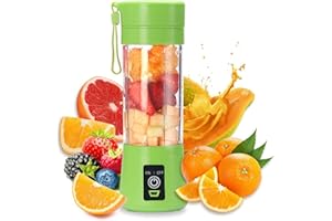 ‎MAIZOON Maizoon Rührbecher Grün Vertikale USB Lademodelle Einzelner Haushalt Saftbecher Tragbar Sechs Klingen High-Speed Rotation Obst und Gemüse Entsaften Gesundes Leben