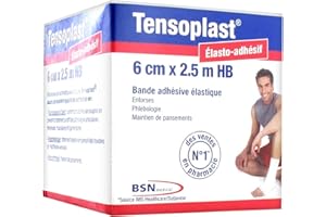 BSN medical Tensoplast Bande Adhésive Élastique 6 cm x 2,5 m HB