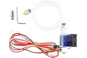 3D FREUNDE 11147SML E3D V6 - Estrusore J-head Bowden hotend con ugello da 0,4 mm, tubo in teflon, ventola e PC4-m6 push-fit per stampante 3D da 1,75 mm, metallo heat brake throat e imbus