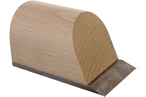 STUBAI 252112 WoodRepair Handhobel zum überflüssigen Astfüller/Holzkitt entfernen, für Holzreparaturen/schäden