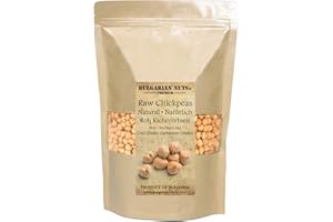 BULGARIAN NUTS 3 kg Kichererbsen, Roh, Vollkorn, Frei von Gluten und Soja, für Hummus oder Falafel, Europäischer Herkunft