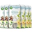 Air Wick Plug in Diffuser Refill, Morning Meadow, Pack 6 x 19ml, Long Lasting Fragrance, Lasts up to 600 days, Plug in Air freshener