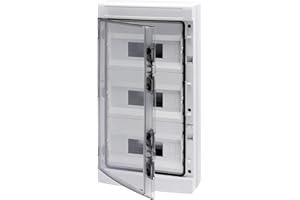 AOSGYA Gewiss Centralino stagno con pareti lisce predisposto per alloggiamento morsettiere IP65 12x3 36 Moduli GW40105