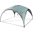 Amazon Basics Event, Garden Gazebo Beach Sun Shelter, UPF 50+ UV protection, 3.65x3.65m, Light Green