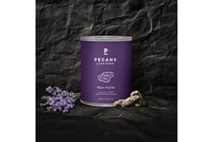 ‎P-STASH P-Stash Pekannuss Lavendel Mini 4 x 50g I Pekannüsse mit Honig & einem Hauch von Lavendel I Vegan I Nüsse handgeröstet & verfeinert I Leckere Premium Knabberartikel