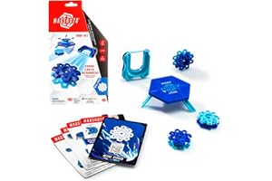 Bizak Magshuto 30695171-3 Kit d'entraînement avec Lanceur, mag pods, défis par Points, +8 Ans, Bleu