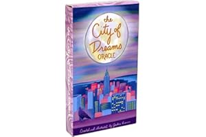 Iouyjiu The City of Dreams 78 Oracle Cards, Oracle Card Set, Tarot Deck Divination, English Oracle Cards, Family Party Tarot, Mystical Tarot Deck for Fate Divination