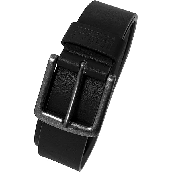 BELTROAD Leren riem voor heren, riem heren leer 40 mm breed, herenriem herenriem voor werkbroek, jeans, geschenken, zwart of bruin, zwart (zilveren gesp), Gesamtlänge 120cm