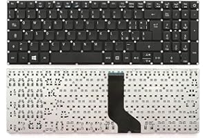 HIQ+ Tastiera per Notebook Acer Aspire E5–722, E5–772, V3–574G, E5–573T, E5–573, E5–573G, E5–573T, E5–574G, E5–574T, E5–575G, E5–576G, E5–576T, E5–722, E5–722G, E5–532, E15 Serie (Layout Italiano)