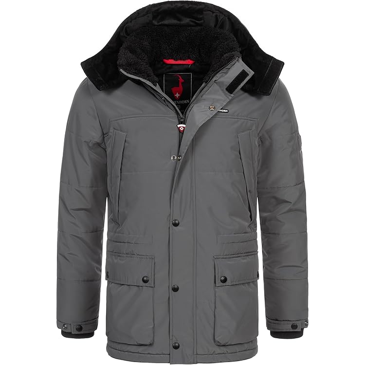Höhenhorn Alpwall Winterjas voor heren, gevoerd, waterdicht, ademend, zwart, XL