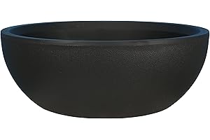 Riviera Granit Coupe, 40cm Diamètre, Noir