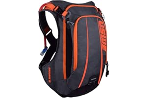 USWE Airborne 15 Sac à Dos hydratant avec Sac Unisexe, Adulte, Gris, 15 litres