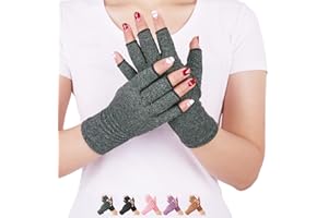 DISUPPO Gants de Compression Arthritique, Mitaine pour Soulager la Douleur et la Fatigue des Mains et Favoriser la Guérison Gants Arthrose Convient pour Hommes et Femmes