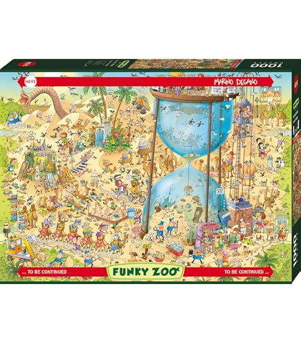 Heye Puzzle Habitat Giurassico 1000 Pezzi, Multicolore, Modello 29727