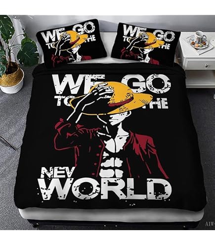 Parure de lit one piece luffy 200*230 cm 4 pieces - Maison