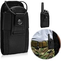 Funda Para Walkie Talkie QSLKI - 2 Unidades, Bolsa Táctica MOLLE, Ajustable, Para Exterior, Caza Y Senderismo