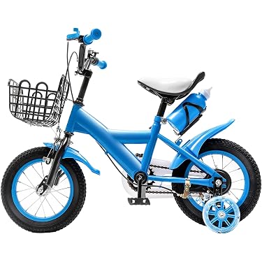 Salmeee Vélo Enfant 16 Pouces – Vert Classique, Roues Stabilisatrices Amovibles, Garçons & Filles 5-8 Ans (105-135 Cm)