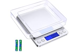 Diyife Precisionsbalans 500g /0,01g, LCD Skärm, Tara & PCS-Funktion
