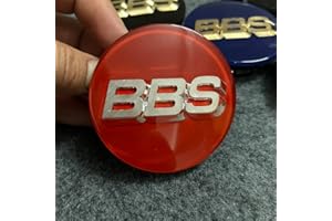 TRFAN 4 pièces Auto Cache Moyeux pour BBS 56MM 60MM 65MM 68MM 70MM Centre de Jante Roue Caps Accessoires,D-65MM