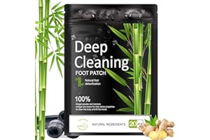 HONLENA 20 Stück Detox Fußpflaster Entgiftung,Entgiftungspflaster Füße,natürliche Fußpads Deep Cleansing Foot Pads,Fusspflaster zur Entgiftung Detox Pflaster Original,Stressabbau und Entfernung