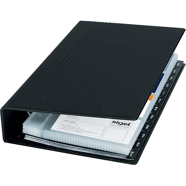 Inserti In PVC Per Raccoglitore Biglietti Da Visita, 10 Fogli Con 4 Scomparti, Trasparenti - Foto 4