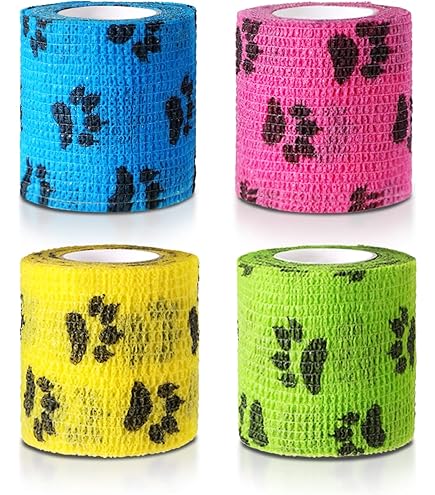 Stivali Monouso Per Cani - Bende Autoadesive Antiscivolo, Taglia S/M, 6 Rotoli