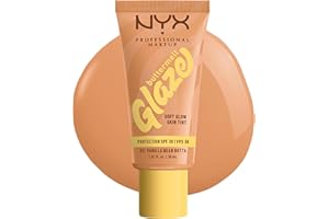 NYX Professional Makeup - Fond de Teint Hydratant SPF30 - Tenue Longue Durée Jusqu'à 12h - 93% d'Ingrédients Soin - Formule Vegan - Buttermelt Glaze Tint - Teinte : Vanilla Bean Butta - 30ml
