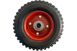 Rueda EM Home 20 cm Negro Bicicleta Caucho