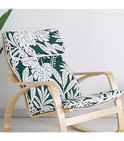 Coussin De Remplacement Pour Chaise Poang - Housse En Coton Amovible Et Lavable, Rembourrage Confortable (Blanc)