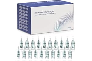 TOPDIRECT Agujas Dermapen 36 puntas, M8 Microneedling Agujas con 3 ranura de bayoneta Cartuchos 36 pin para dermapen Ultima M8 / M7S/ A6S, 20 unidades