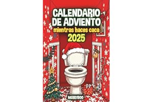 Calendario de Adviento mientras haces caca: 24 días de enigmas, sudokus, acertijos, juegos y pasatiempos divertidos para resolver en el trono – Idea de regalo original para adultos