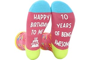 NOEMIN Birthday Gifts for Girls - 5 6 7 8 9 10 11 12 13 18 21 Year Old Teenage Socks Presents