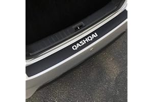 JXXDDQ Car Carbon Fiber Rear Bumper Protector, for Nissan Qashqai J11 Trunk Plate Tail Trim Anti-Scratch Anti-Collision Protective Styling Accessories